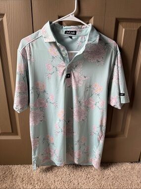 Bad Birdie Floral Golf Polo